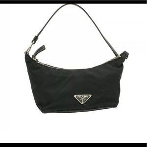 PRADA Nylon Pouch Black